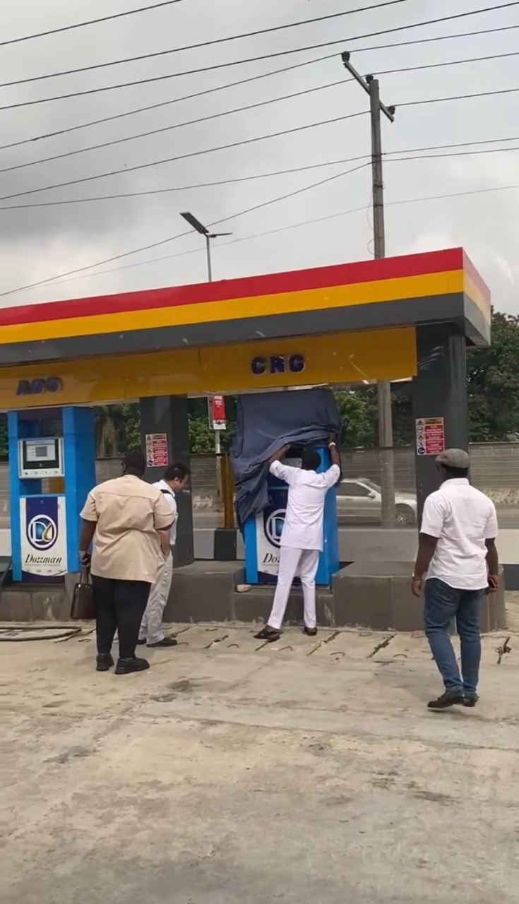 CNG dispensers undergoing readiness checks