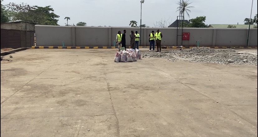 CNG project site preparation and civil works